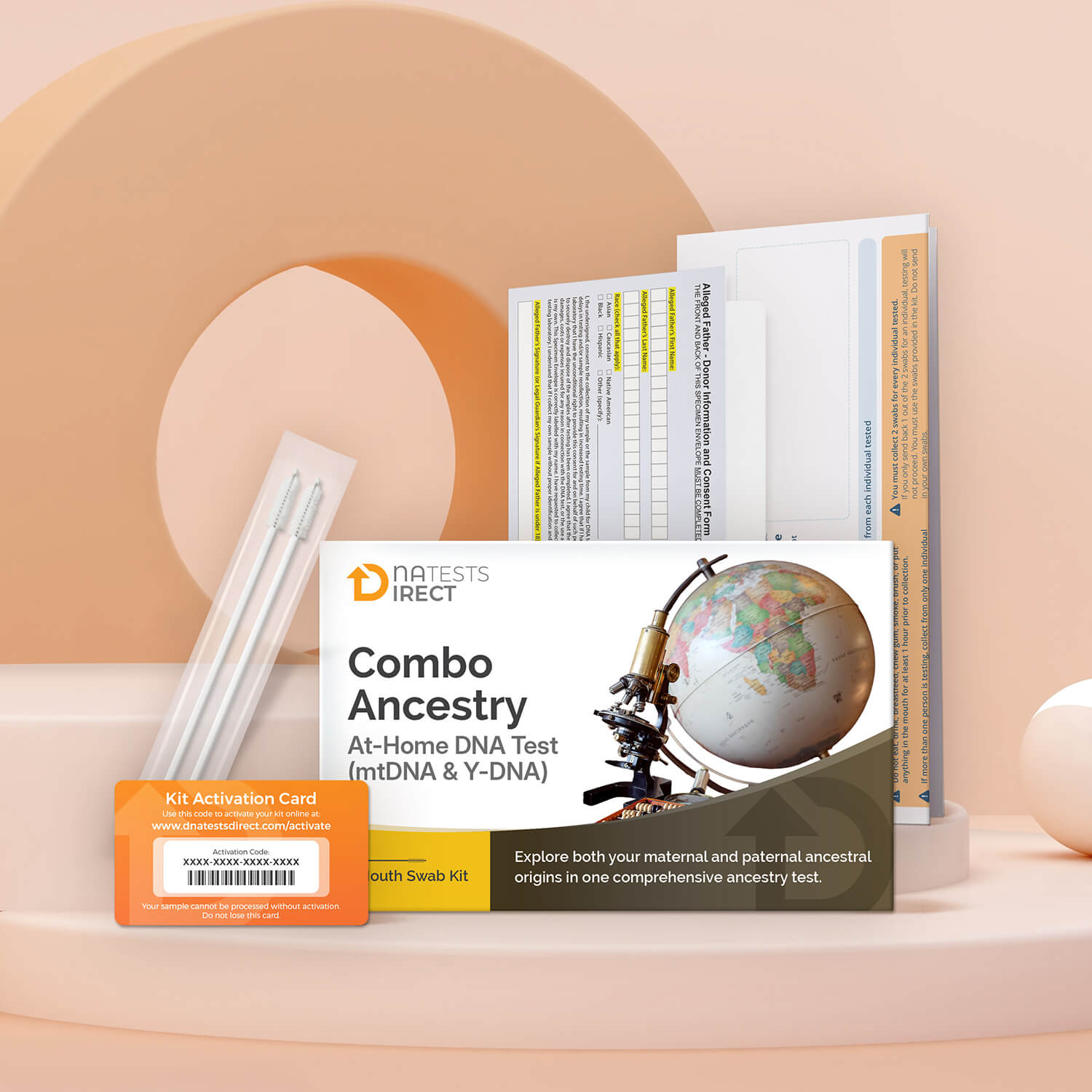 Combo Ancestry Test (mtDNA & Y-DNA) - Image 2